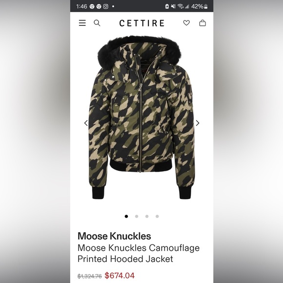 Moose Knuckles Camo jacket - Picture 9 of 9